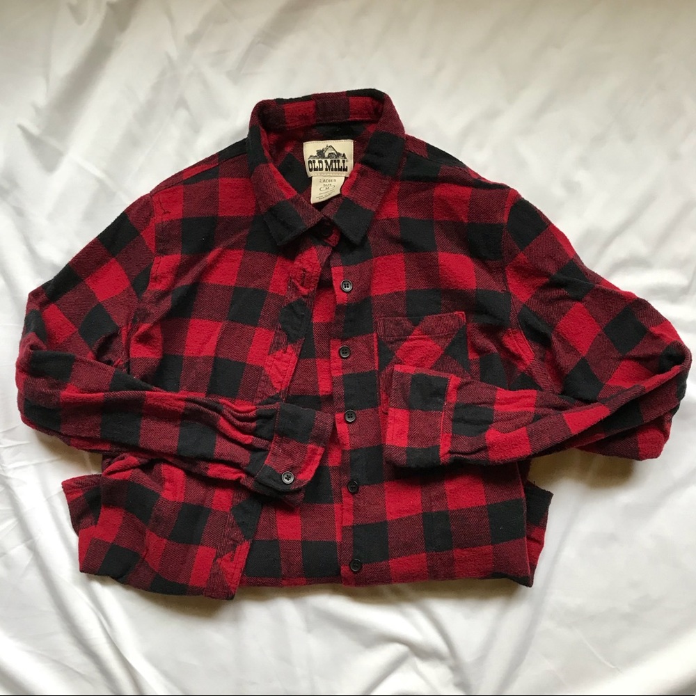 Red Buffalo Plaid Flannel Shirt